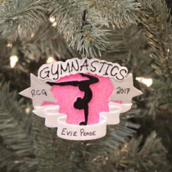 Gymnastics Personalized Christmas Ornament -The Jolly Christmas Shop apiudsul6 14620.1646091885