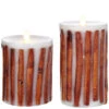 Liown 3.5" X 5" Or 7" Moving Flame Cinnamon Stick Pillar Candle -The Jolly Christmas Shop apiutet8b 25344.1646091970