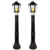 Set Of 2 Black Lamp Post Lighted Christmas Blow MoldsC5051 -The Jolly Christmas Shop apiuvefjd 02880.1646091911