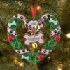 Puppy's First Christmas Wreath Personalized Christmas Ornament OR1612 -The Jolly Christmas Shop apiv29uzw 72714.1646091903