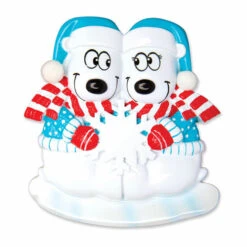 Polar Bear Couple Our First Christmas Personalized Christmas Ornament OR1450 -The Jolly Christmas Shop apivnivcb 83586.1646091894