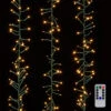 Raz 15' Battery Operated Cluster Garland Green Wire With White Compact Christmas Lights G3937045 -The Jolly Christmas Shop apix2bwbs 61052.1646091877