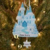 Blue And White Ice Castle Personalized Christmas Ornament OR1462 -The Jolly Christmas Shop apixnhjtq 08634.1646091961