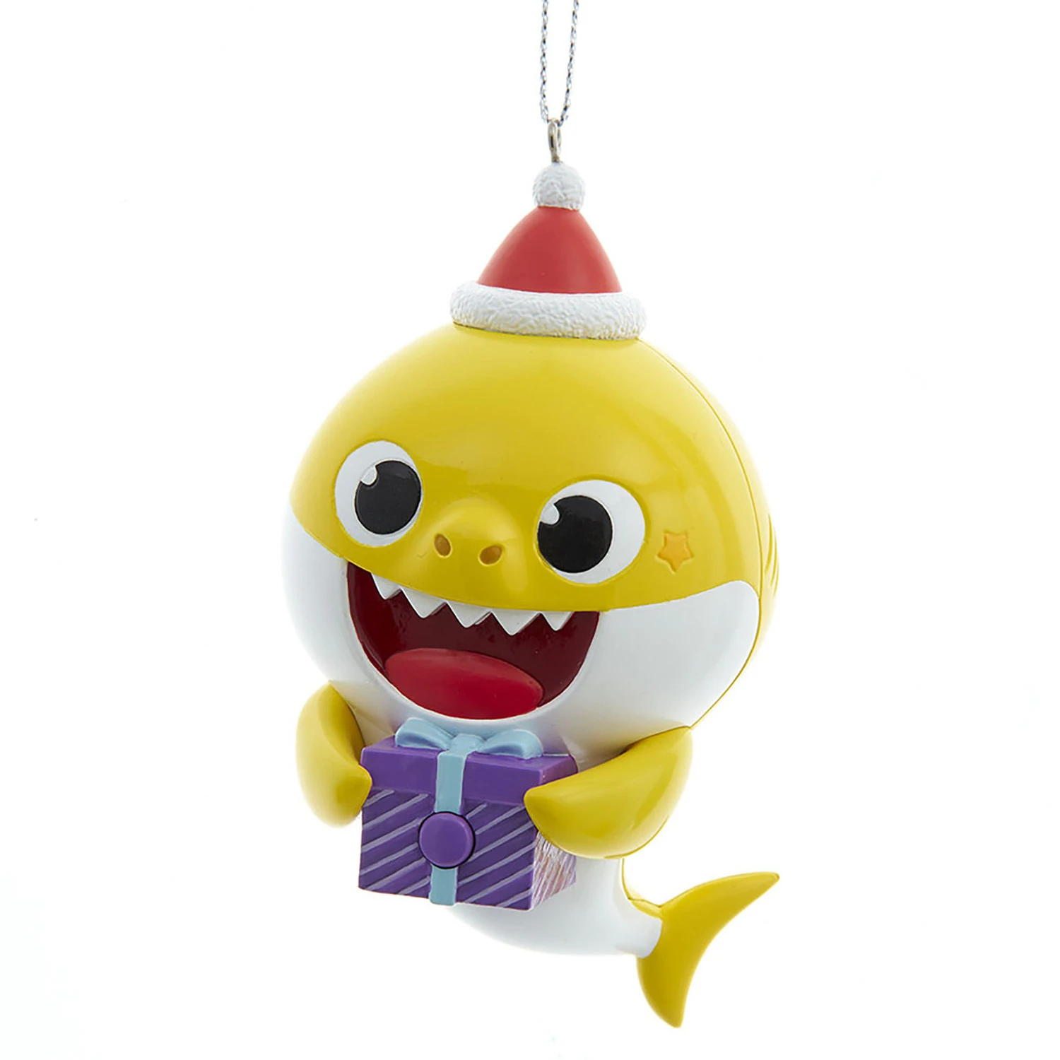 Kurt Adler 4" Baby Shark Ollie Musical Christmas Ornament BK1212 3 Kurt Adler 4" Baby Shark Ollie Musical Christmas Ornament BK1212