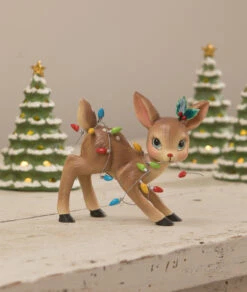 Bethany Lowe Decking The Halls Reindeer Christmas Decoration TJ1312