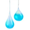 Kurt Adler 5" Blue Drop Glass Christmas Ornament D3554 -The Jolly Christmas Shop d3554 base 70984.1653324561