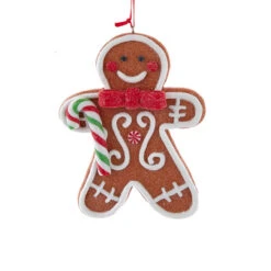 Kurt Adler 4.85" Set Of 4 Claydough Cookie Christmas Ornament D4156 -The Jolly Christmas Shop d4156c 29243.1677688128