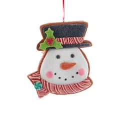 Kurt Adler 4.85" Set Of 4 Claydough Cookie Christmas Ornament D4156 -The Jolly Christmas Shop d4156d 71290.1677688123