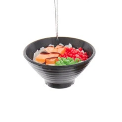 Kurt Adler 2.75" Set Of 3 Asian Rice & Noodle Bowl Christmas Ornament D4237 -The Jolly Christmas Shop d4237a 40223.1677695014