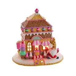 Kurt Adler 7.5" Light-Up Sugar Plum Shops Christmas Houses GBJ0028 -The Jolly Christmas Shop gbj0028c 45270.1677779580